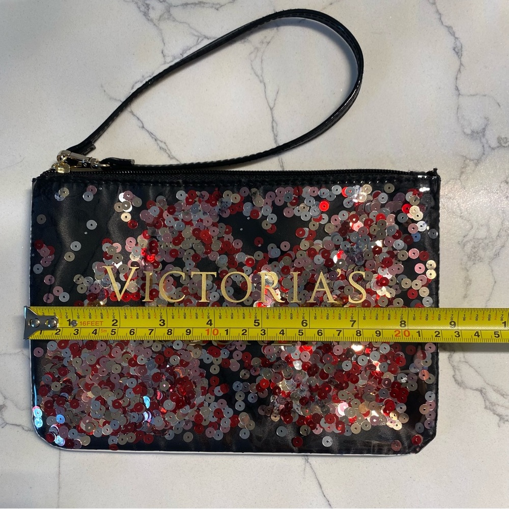 Victoria’s Secret Sequin Cosmetic Bag Pouch - Picture 5 of 12
